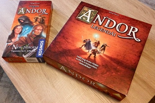 Legends of Andor board game (KOSMOS / Piatnik) - Board game review by Ottó