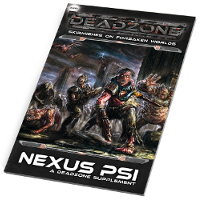 Nexus Psi Sourcebook for Deadzone Ed2 from Mantic Games - Wargame book