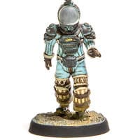 Humanoid in space suit - Planetary EVA Crew #2 from Black Site Studios, 2020 - Miniature figure review