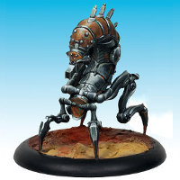 Mechanical creature in 1/50 scale - Centipede #1 for the Dark Age wargame from CoolMiniOrNot, 2016 - Miniature figure review