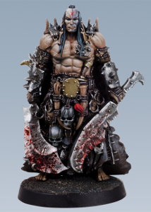 Humanoid warrior in 1/50 scale - Um'Cal Champion for the Um'Cal Tribe for HATE board game from CoolMiniOrNot, 2019 - Miniature figure review