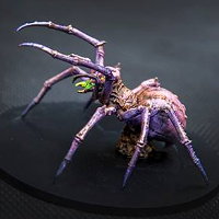 Giant arachnid in 1/50 scale - Giant Spider for Massive Darkness from CoolMiniOrNot, 2017 - Miniature creature review