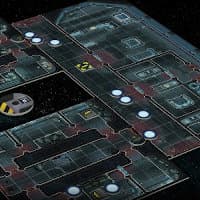 Futuristic building interior & alien hive modular game tile kit in 1/56 scale - Aliens: Another Glorious Day in the Corps game tiles for Aliens from Gale Force Nine, 2020 - Miniature scenery review