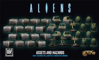 Aliens: Assets and Hazards for Aliens (GF9) from Gale Force Nine, 2020 - Miniature set review