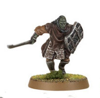 Orc warrior with sword and shield (Mordor Orc #1) from Games Workshop