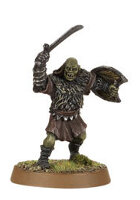 Orc warrior with sword and shield (Mordor Orc #5) from Games Workshop