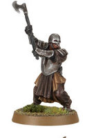 Orc warrior with two-handed axe (Mordor Orc #6) from Games Workshop