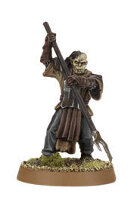 Orc warrior with polearm (Mordor Orc #9) from Games Workshop