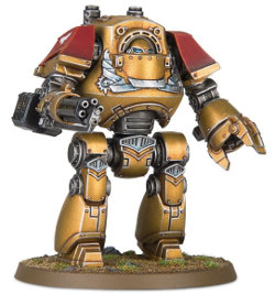 Combat walker in 1/56 scale (Venerable Contemptor Dreadnought for Warhammer 40.000 Ed8) from Games Workshop - Miniature figure review