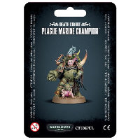 Plague Marine Champion set for Warhammer 40,000 Ed8 from Games Workshop, 2017 - Miniature figure set review