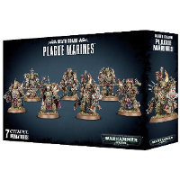 Plague Marines set for Warhammer 40,000 Ed8 from Games Workshop, 2017 - Miniature figure set review