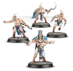 Barbarian warriors (Kairic Acolyte for Warhammer Quest) from Games Workshop - Miniature figure