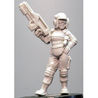 Futuristic soldier in modern armour with assault rifle (Ashlee (c)) from Hasslefree Miniatures