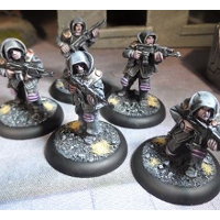 Infested Insurgents Squad set for Macrocosm from Macrocosm Miniatures - Miniature figure set review