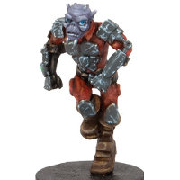 Small futuristic humanoid warrior in 1/56 scale - Zee Buccaneer #1 for DreadBall from Mantic Games, 2014