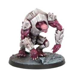 Large brute in 1/56 scale (Plague Gen 2 Mutant #3 for Warpath) from Mantic Games - Miniature figure review