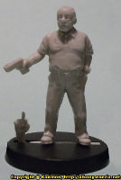 Modern gangster with pistol in 1/56 scale (Big T) from Pigeon Guard Games - Miniature figure