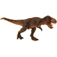 Giant biped carnivore (Brown Running T-Rex for The Dinosaurs) from Papo - Miniature creature review