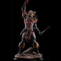 Human warrior in 1/4 scale - Kotal Kahn, the Blood God Statue for Mortal Kombat from Pop Culture Shock - Miniature figure review