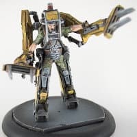 Industrial walker with operator - Marine Powerloader for Alien vs Predator Ed1: The Hunt Begins from Prodos Games, 2015 - Miniature figure & vehicle review