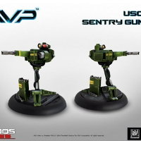 USCM Sentry Guns set (for Alien vs Predator: The Hunt Begins) from Prodos Games - Miniature set