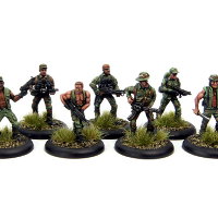 Dogs of War set (from the Predator movie) from Rogue Miniatures - Miniature set