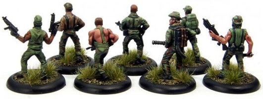 Dogs of War set (from the Predator movie) from Rogue Miniatures