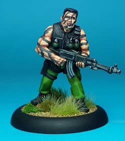 Green Beret set (from the Commando movie) from Rogue Miniatures - Miniature set