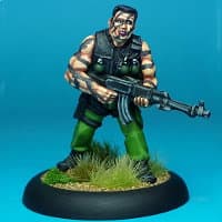 Modern soldier with rifle (Green Beret) from Rogue Miniatures - Miniature figure