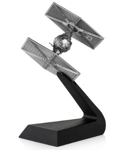 Flyer in 1/89 scale - TIE Fighter Pewter Collectible for Star Wars from Royal Selangor - Miniature vehicle review
