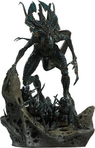 Creature in 1/200 scale - Alien King maquette for Alien & Predator from Sideshow Collectibles, 2013 - Miniature creature review
