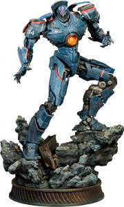 Humanoid robot in 1/200 scale - Gipsy Danger statue for Pacific Rim from Sideshow Collectibles, 2013 - Miniature figure review