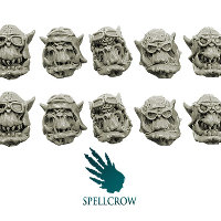 Orks Storm Flying Squadron Heads v1 set from Spellcrow, 2012