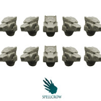Wolves Space Knights Helmets set from Spellcrow, 2015 - Miniature accessory set review