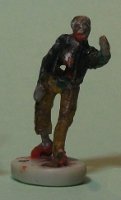 Decomposing human male undead in 1/72 scale (Zombie #1 for Zombies!!!) from Twilight Creations - Miniature figure review