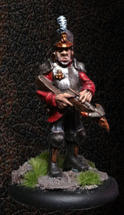 Albionnican Crossbowman #4 for ArcWorlde from Warploque Miniatures