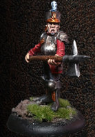Albionnican Halberdier #1 for ArcWorlde from Warploque Miniatures