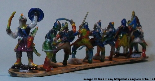The effects of applying too much varnish on miniaturesThe effects of applying too much miniature varnish on your models