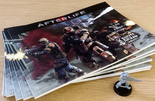 Afterlife Ed1 v1.3 Rulebook from Anvil Industry - Wargame book