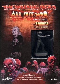 Andrea Booster for the The Walking Dead: All Out War from Mantic Games - Board game expansion