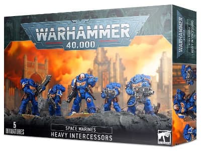 Primaris Space Marine Heavy Intercessors set for Warhammer 40,000 Ed9 from Games Workshop, 2021 - Miniature figure set review