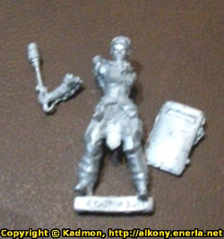 Human with mace and shield (Chelsea) for Eden from Happy Games Factory - Miniature figure review