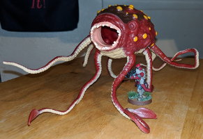 Tentacled alien creature - Rathtar for Star Wars Force Link from Hasbro, 2017 - Miniature creature review