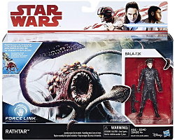 Tentacled alien creature - Rathtar for Star Wars Force Link from Hasbro, 2017 - Miniature creature review