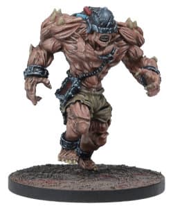 Large brute in 1/56 scale - Plague Gen 2 Subject 901 v2 for Warpath from Mantic Games, 2020 - Miniature figure review