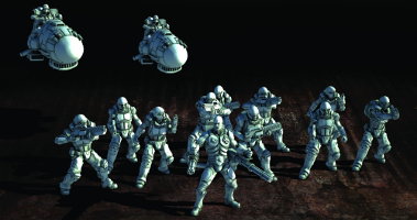 Capitol Starter Box (for Warzone Resurrection) from Prodos Games - Miniature set review