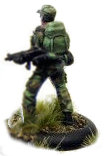 Modern soldier with submachine gun - Dogs of War #6 from Rogue Miniatures