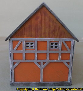 Village building in 1/56 scale - Cowshed 28mm for Village 28mm from Terrains4Games - Miniature scenery review