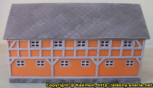 Village building in 1/56 scale - Cowshed 28mm for Village 28mm from Terrains4Games - Miniature scenery review