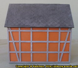 Village building in 1/56 scale - Granary 28mm for Village 28mm from Terrains4Games - Miniature scenery review